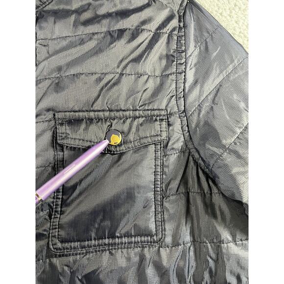 Paper Denim‎ & Cloth Puffer Jacket Men Small Snap Button Lightweight Outerwear - Picture 10 of 16